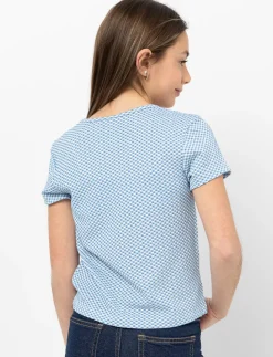 Fitted Crew-Neck T-Shirt - Teen Girls