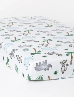 Fitted Muslin Crib Sheet