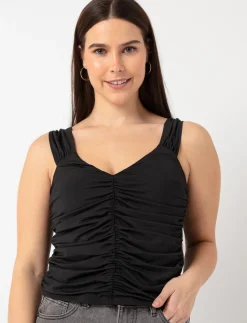 Fitted Ruched Tank Top