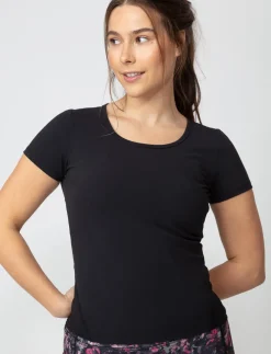Fitted Sports T-shirt with Mesh Inserts