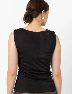 Fitted Tank Top with Side Ruching