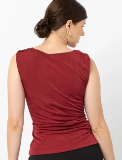 Fitted Tank Top with Side Ruching