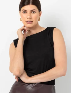 Fitted Tank Top with Side Ruching