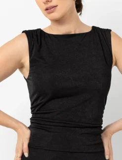 Fitted Tank Top with Side Ruching