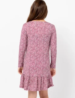 Flared Floral Dress