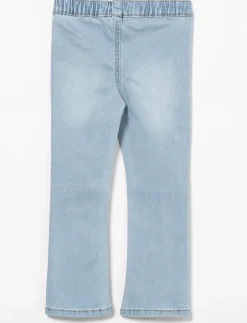 Flared Jeans with Elastic Waistband - Little Girl
