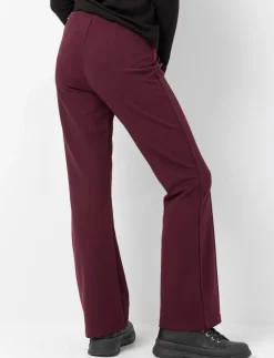 Flared Pants with Elastic Waistband