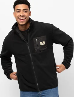 Fleece cardigan
