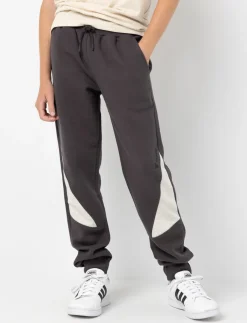 Fleece Joggers with Contrast Panels