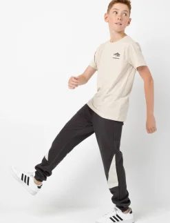 Fleece Joggers with Contrast Panels