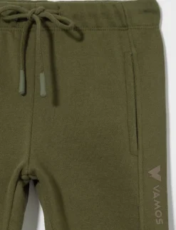 Fleece Pants with Cut Line Design