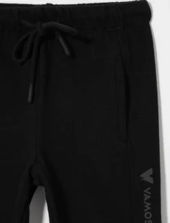 Fleece Pants with Cut Line Design