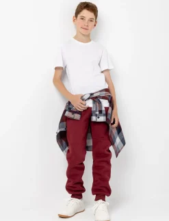 Fleece Pants with Elastic Waistband