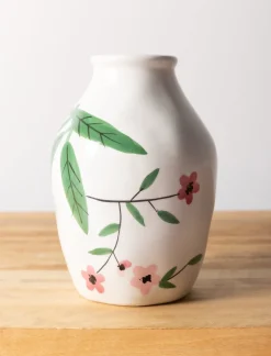 Floral Ceramic Vase