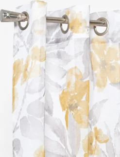 Floral Curtain Panel