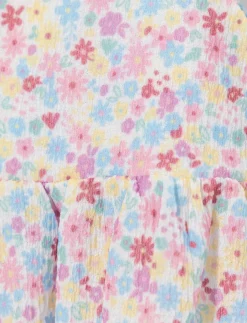 Floral Dress with Tie Straps