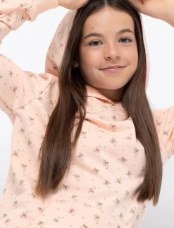 Floral French Terry Hoodie