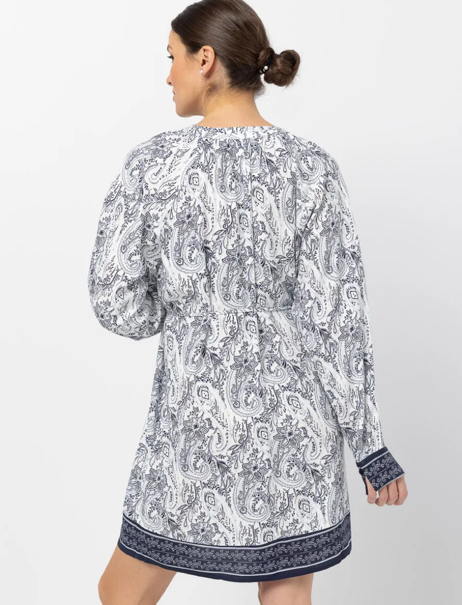 Floral Paisley Print Dress