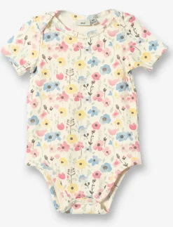 Floral Ribbed Onesie