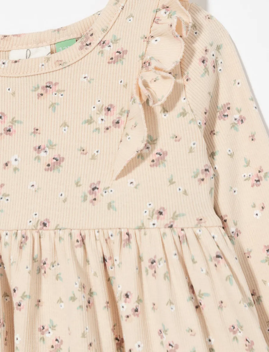 Floral Ruffle Dress - Baby Girl