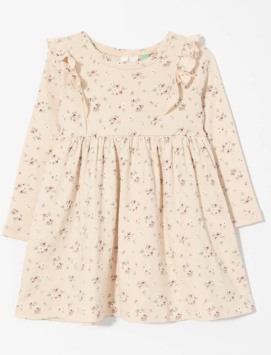 Floral Ruffle Dress - Baby Girl