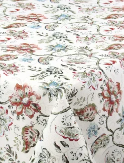 Floral Stain-resistant Wrinkle-free Tablecloth - 58 x 94 in