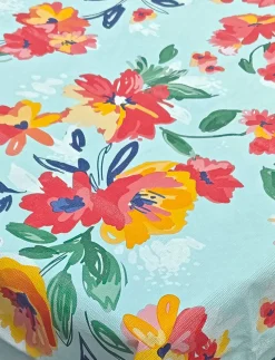 Floral Stain-resistant Wrinkle-free Tablecloth - 60 x 84 in
