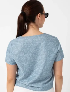 Floral V-neck Blouse