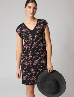 Floral V-neck Dress