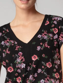 Floral V-neck Dress