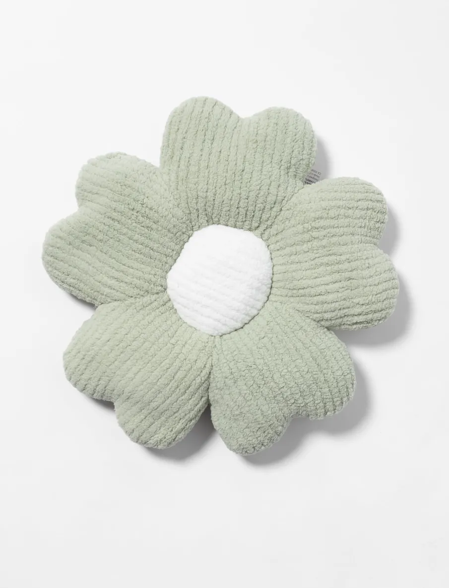Flower-shaped Sherpa Cushion