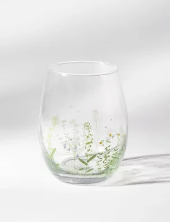 Foliage Stemless Wine Glass