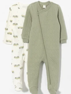 Footed Onesie PJs - Pack of 2