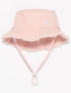 Frayed Buckle Hat