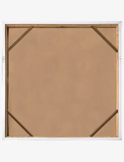 Geometric Embossed Framed Canvas