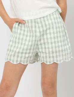 Gingham Shorts