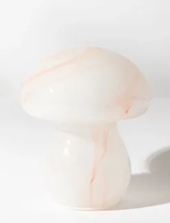 Glass LED Mushroom Lamp
