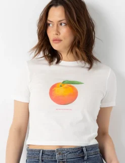 Graphic Cropped T-shirt