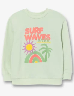 Graphic French Terry Sweater