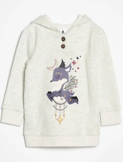 Graphic Hooded Tunic