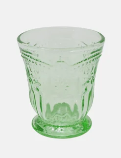 Green Textured Glass