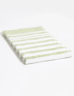 Hand Towel with Textured Stripes