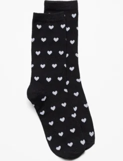Heart Print Socks