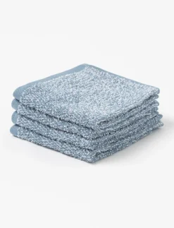 Heathered Cotton Facecloths - Pack of 4
