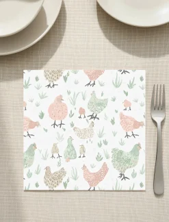 Hen Napkins – Pack of 20