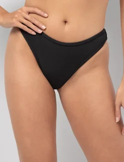 High-cut Ribbed Bikini Bottom