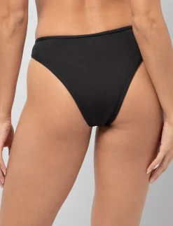 High-cut Ribbed Bikini Bottom