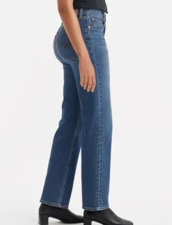 High-rise Straight-leg Jeans