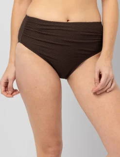 High-waisted Ruched Bikini Bottom