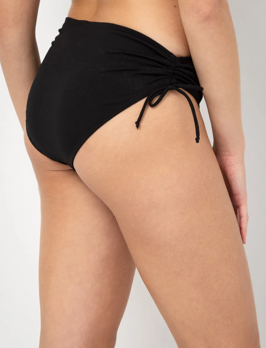 High-waisted Side-tie Bikini Bottom